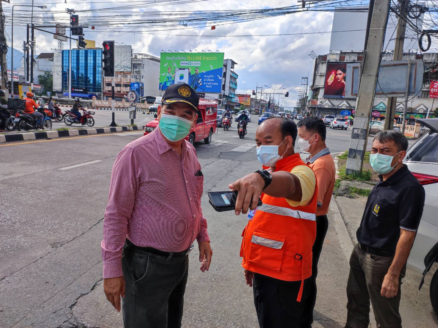 ปภ.เชียงใหม่ร่วมกับเทศบาลนครเชียงใหม่ เตรียมแก้ปัญหาน้ำท่วมแยกข่วงสิงห์