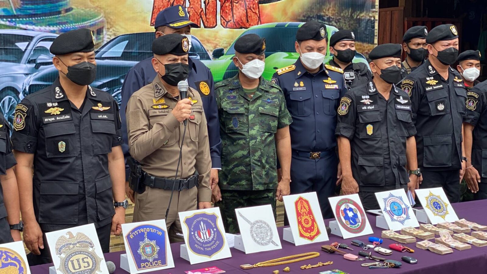 “รองฯ รอย”แท๊กทีม ผบช ปส. เปิดปฏิบัติการฯบุกค้น 4 เครือข่ายค้ายาฯภาคเหนือ
