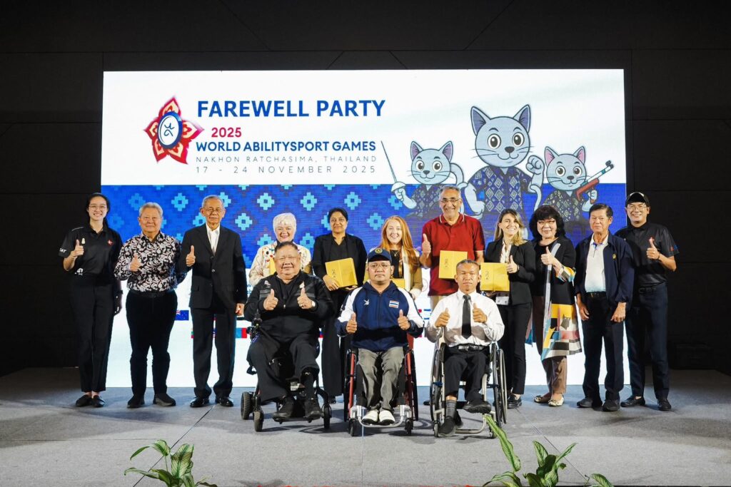พาราไทยสุดปัง! กวาด 48 ทอง ครองเจ้าเหรียญรวม WORLD ABILITYSPORT GAMES 2025 ที่โคราช พาราไทยสุดปัง! กวาด 48 ทอง ครองเจ้าเหรียญรวม WORLD ABILITYSPORT GAMES 2025 ที่โคราช