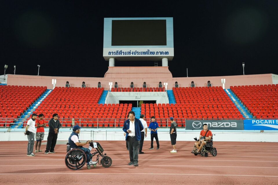 “รองต่อ”ปรีชา ลาลุน นำคณะตรวจความพร้อมสังเวียนโม้แข้งคนตาบอดศึกอาเซียนพาราเกมส์