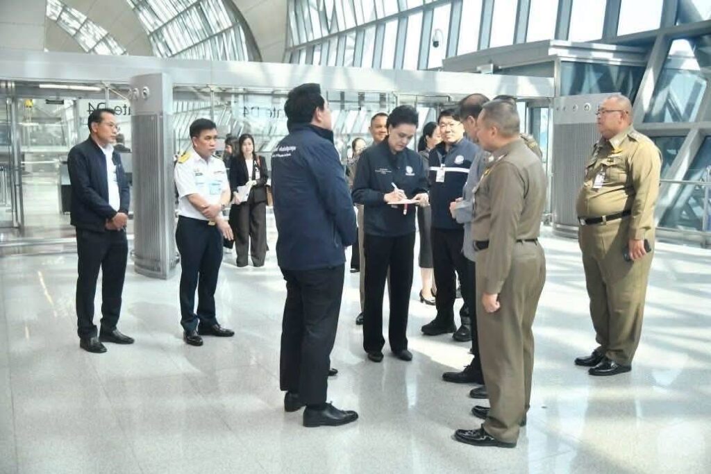 “รองนายกฯ ศุภจี” ลุยสุวรรณภูมิ เร่งปลดล็อกอุปสรรค ยกระดับประสบการณ์ผู้มาเยือน ขับเคลื่อน Visitor Economy “รองนายกฯ ศุภจี” ลุยสุวรรณภูมิ เร่งปลดล็อกอุปสรรค ยกระดับประสบการณ์ผู้มาเยือน ขับเคลื่อน Visitor Economy